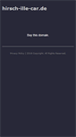 Mobile Screenshot of hirsch-ille-car.de